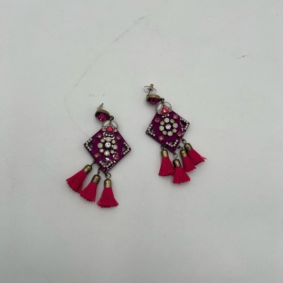 Fushiaca Baublebar Tassel Earrings – Fringe Boho Style - Picture 1 of 4